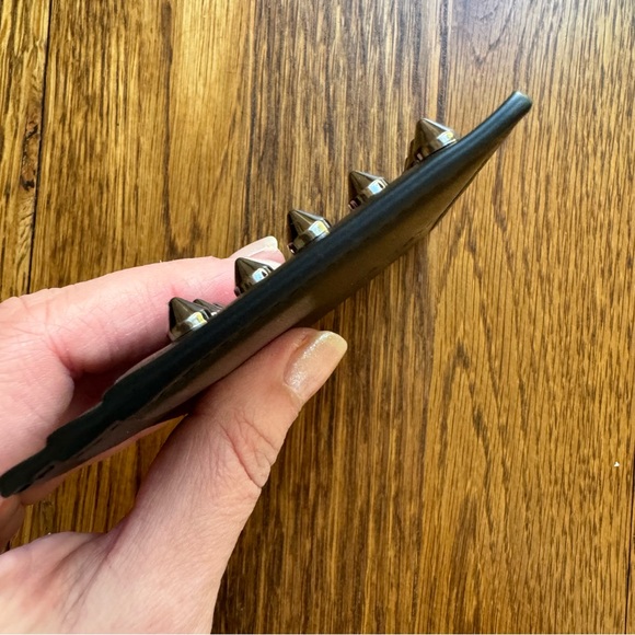 ❤️SOLD❤️ Christian Louboutin Black Studded Cardholder - Picture 6 of 9